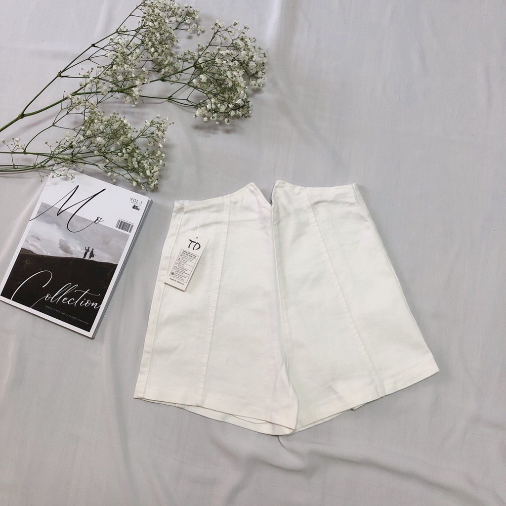 quần short kaki lưng chữ v