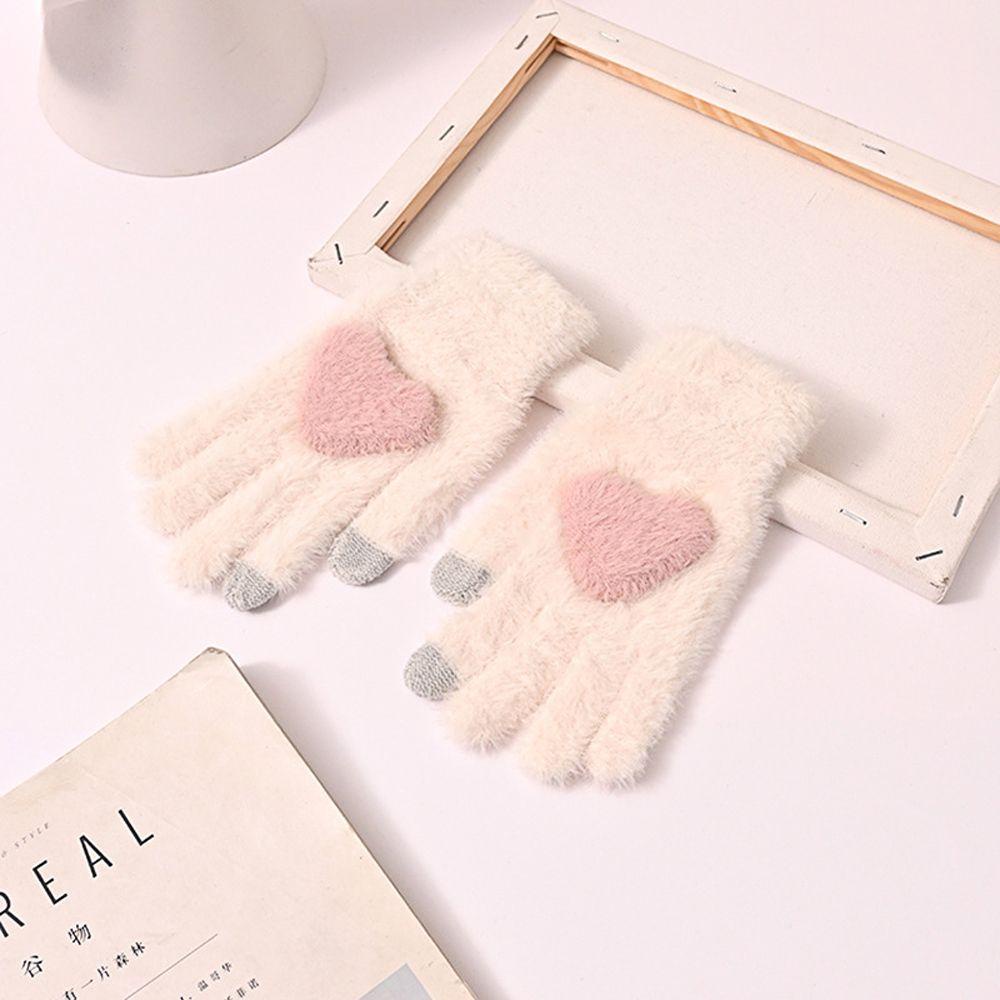 Găng Tay Chống Gió Hở Ngón Màu Sắc Đơn Giản