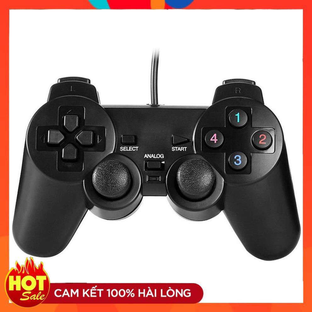 [Chính Hãng] Tay Cầm Chơi Game PC Đầu USB Có Rung, Joystick
