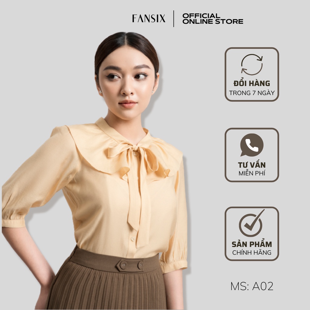 Áo sơ mi công sở nữ Fansix A02