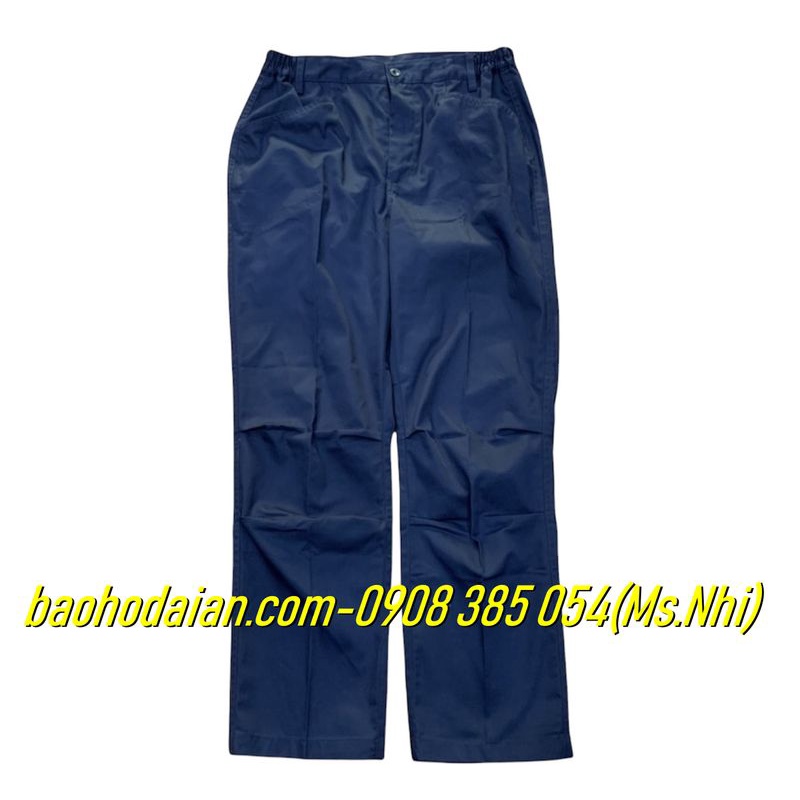 Quần áo bảo hộ vải pangrim màu tím than phối đỏ DN15- Hình thật