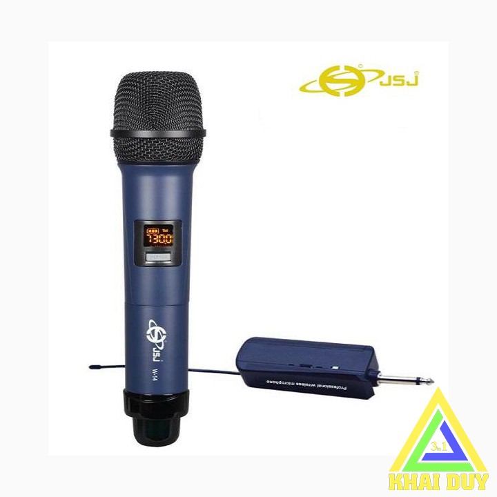 Micro Karaoke W14 / W15 Chính Hãng JSJ Không Dây Tần Số UHF Chống Hú Cực Tốt