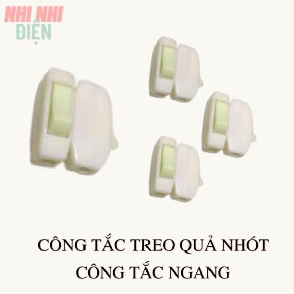 Công tắc ngang quả nhót dạng treo dạ quang Vina- Công tắc quả nhót Vina - Công suất 10A