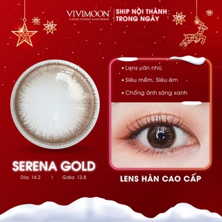 Kính Áp Tròng Nâu Rêu Maris Gold VIVIMOON 14.2mm