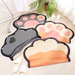 Thảm lau chân hình chân mèo siêu cute