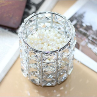 Cốc pha lê đựng cọ, đựng bút nail