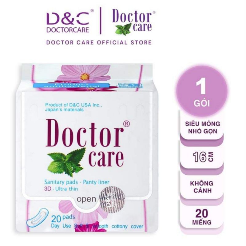 10 gói băng vệ sinh thảo dược Doctor care hàng ngày