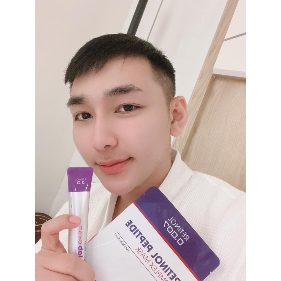 Mặt Nạ Retinol Peptide Complex Mask  - Giải Pháp Cho Da Tại Nhà Chuẩn Clinic