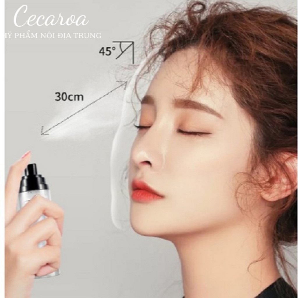 Xịt Nhũ Khóa Nền Makeup Dưỡng Ẩm Bắt Sáng Cecaroa | BigBuy360 - bigbuy360.vn