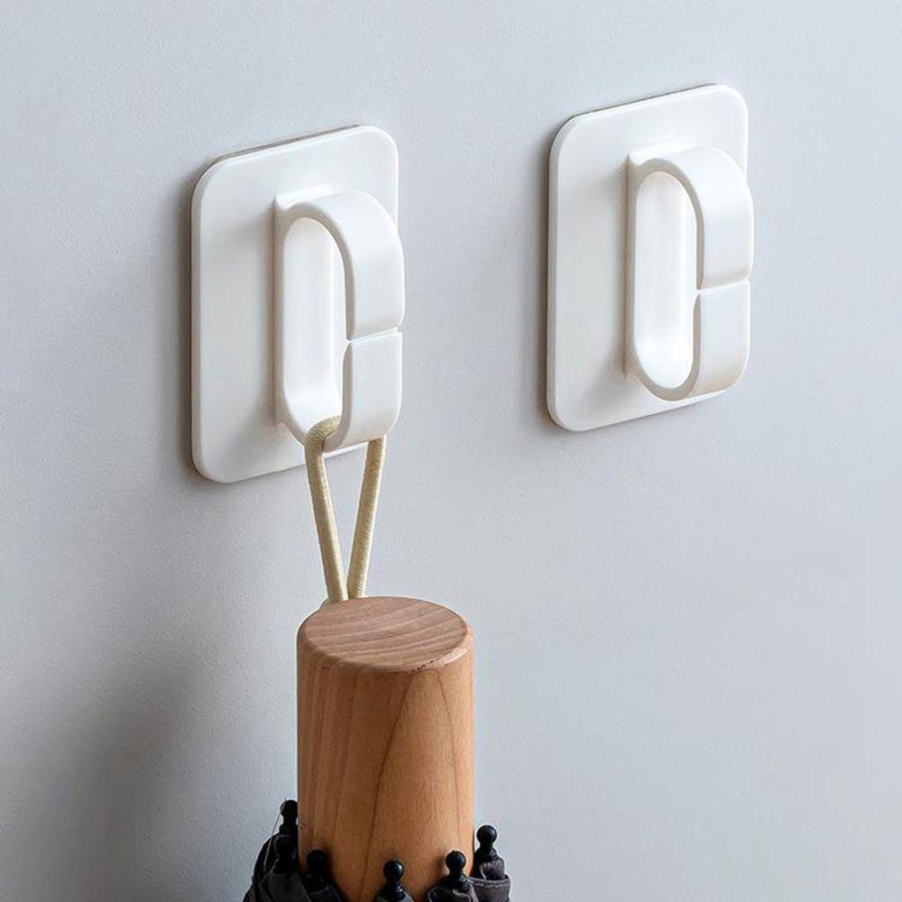 Móc Dán Tường Bằng PP Thiết Kế Đơn Giản Sáng Tạo Không Cần Khoan Lỗ