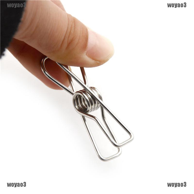 Set 10 Chiếc Quần Áo Bằng Thép Không Gỉ