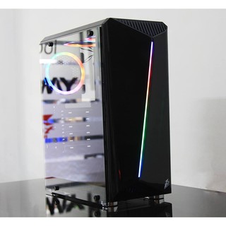 Vỏ case máy tính 1stPlayer R3 - Kính cường lực - Dải led RGB