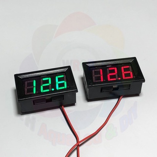 Vôn kế kỹ thuật số 2-3 dây, đồng hồ đo điện áp DC, AC 4,5-500 Volt màn hình LCD