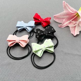 Dây cột tóc buộc tóc scrunchies nơ xinh xắn