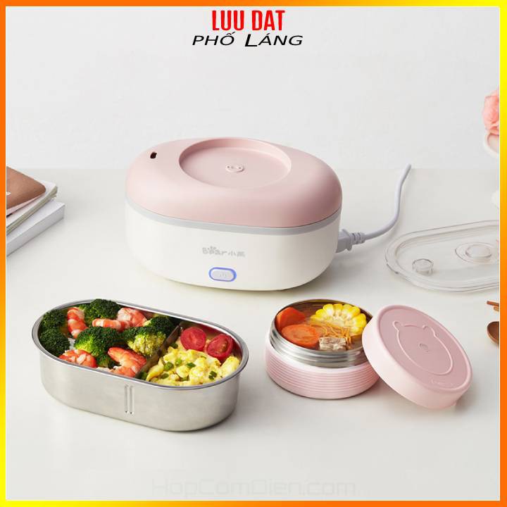 Hộp cơm điện Bear hút chân không, chống ồn DFH-B10P1