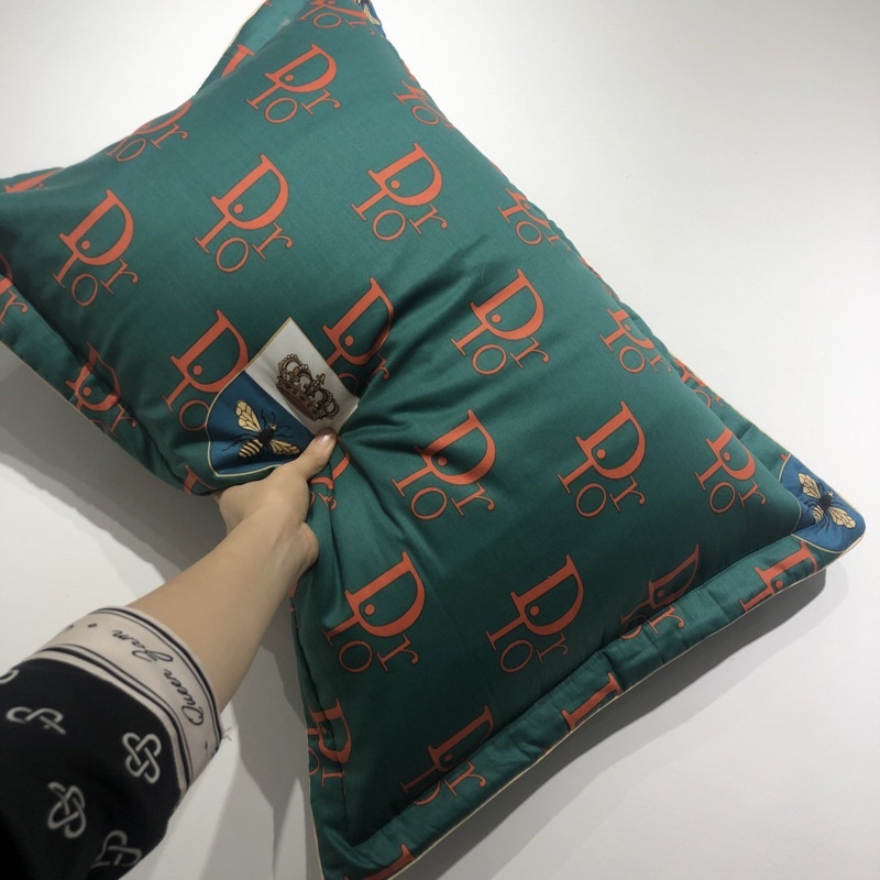 Vỏ Gối Nằm Cotton Lụa Thương Hiệu Cao Cấp 45x65 1 Đôi , Vỏ Gối Nằm Có Lót Bông Khoá Kéo Bình Tập Chăn Ga