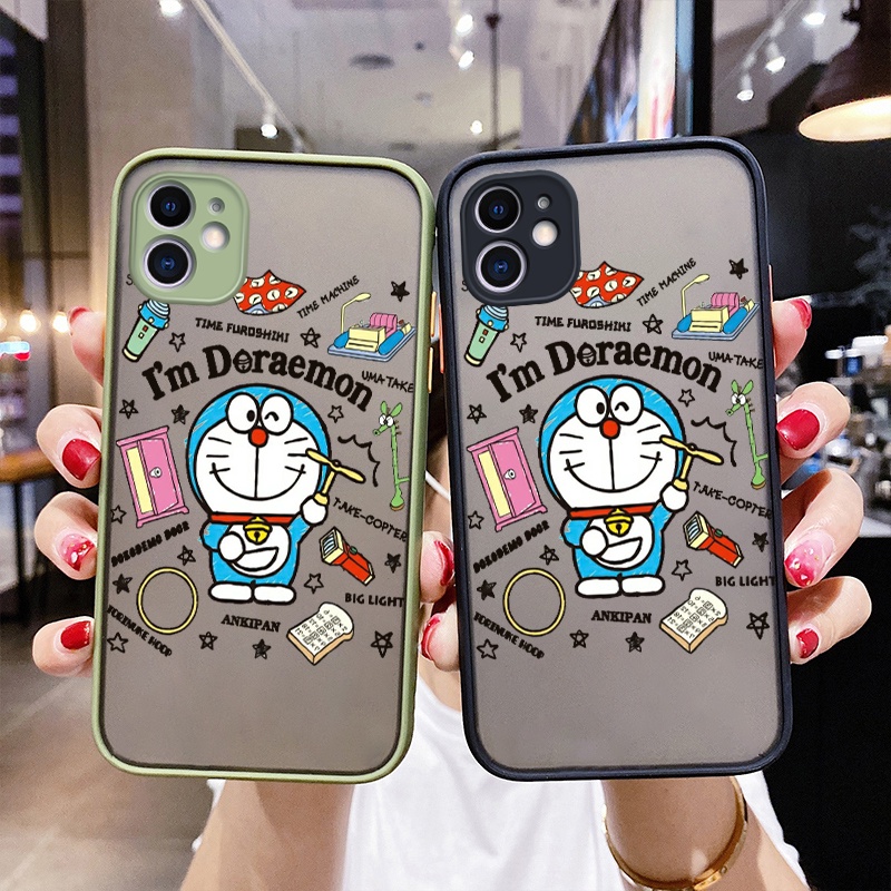 Ốp Điện Thoại Cứng In Hình Doraemon Chống Sốc Cho Xiaomi MI Redmi Note 11 11s Poco M4 Pro 4G