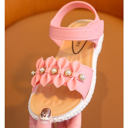 DÉP SANDAL QUAI NGANG ĐÍNH NHIỀU NGỌC DỄ THƯƠNG