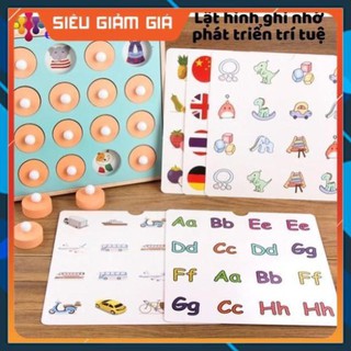 Đồ chơi luyện trí nhớ cho bé - Lật Hình Luyện Trí Nhớ Bằng Gỗ -Dog store