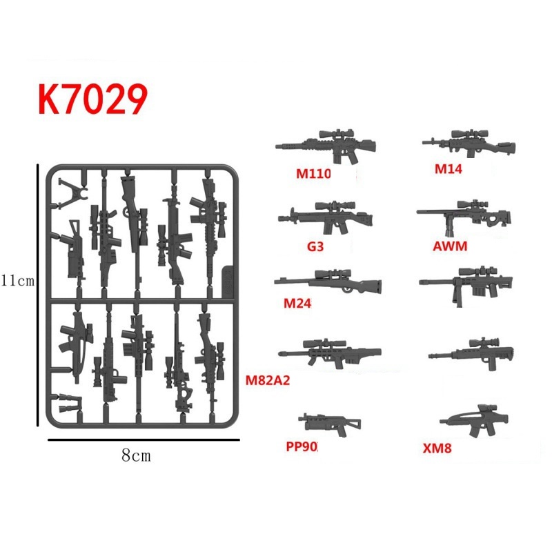 Đồ chơi lego swat , lego quân sự - Vĩ vũ khí SWAT K7029