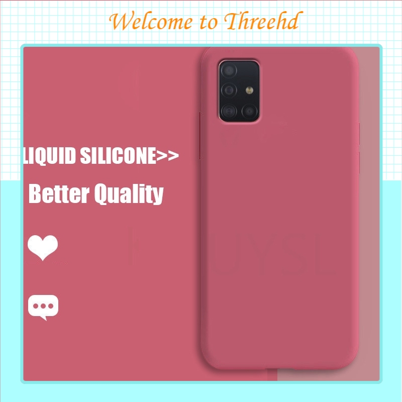 Ốp Lưng Silicone Màu Trơn Thời Trang Cho Samsung Galaxy S21 S20 Ultra