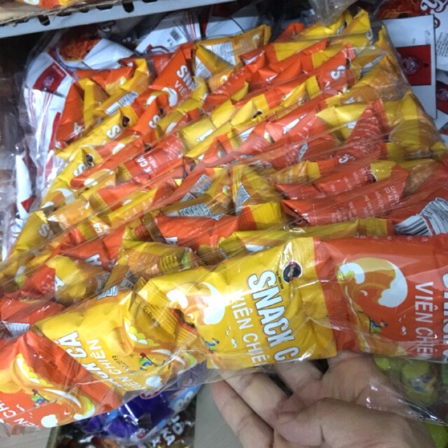 60 gói snack cá viên chiên
