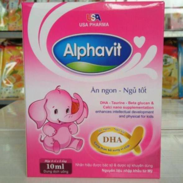 Alphavit ăn ngon giúp bé ăn ngon ngủ tốt bé thông minh, hỗ trợ bé kén ăn, ngủ khôngngon giấc