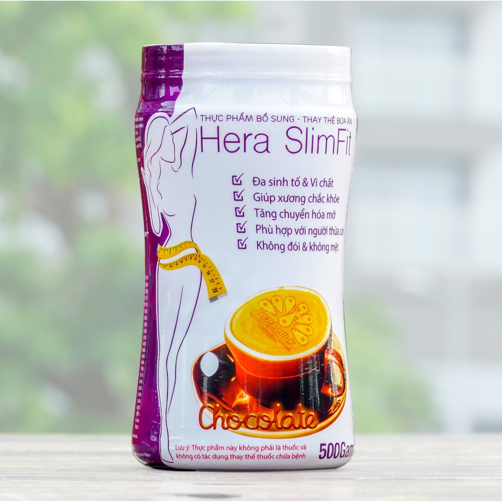 Sữa Giảm Cân Hera Slimfit  Giảm cân nhanh, giảm cân không đói Hộp 500gr