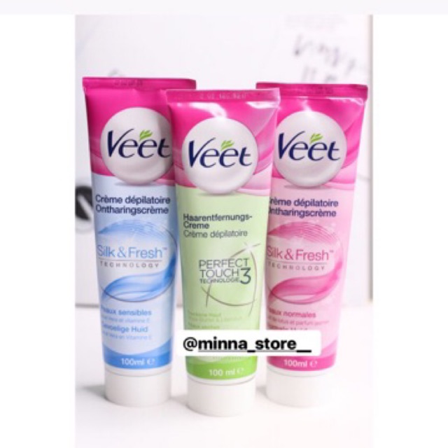 KEM TẨY LÔNG VEET FRESH AND SILKY PHÁP