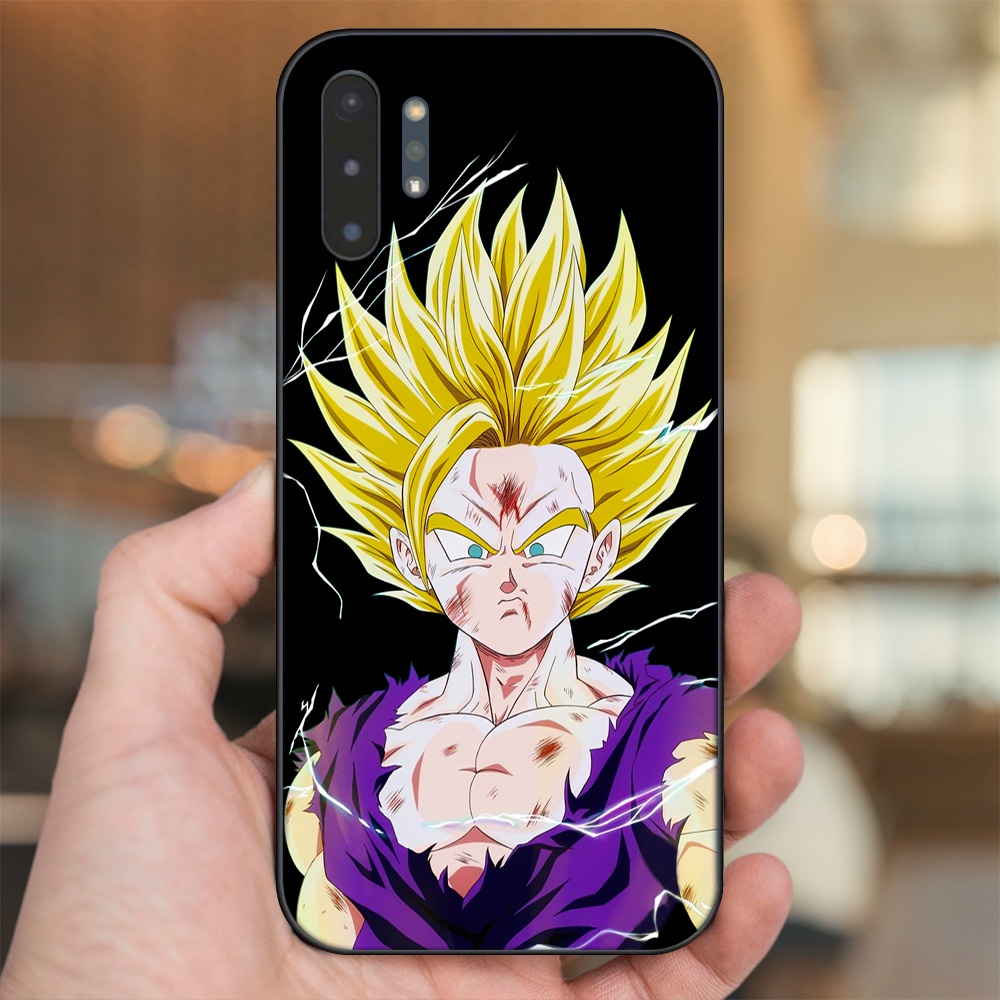 Ốp lưng Samsung Note 10 Plus viền đen in hình Gohan Dragon Ball