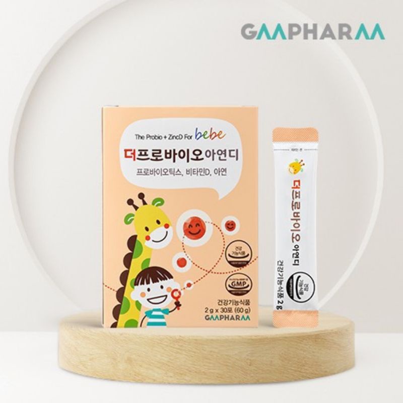 The Zinc+D + Men, Canxi D Magie, Sắt Vitamin C, Thạch Canxi D, Kẽm D for Bebe GMPHARM [Hàng Air 100% từ Hàn Quốc]