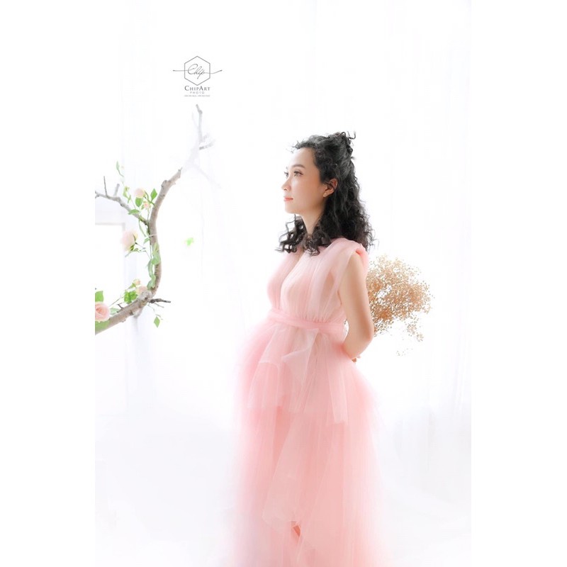 váy chụp ảnh bầu, concept ( Không kèm nội y)