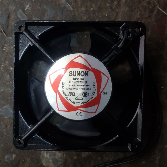 Quạt Thông Gió Vuông 12cm