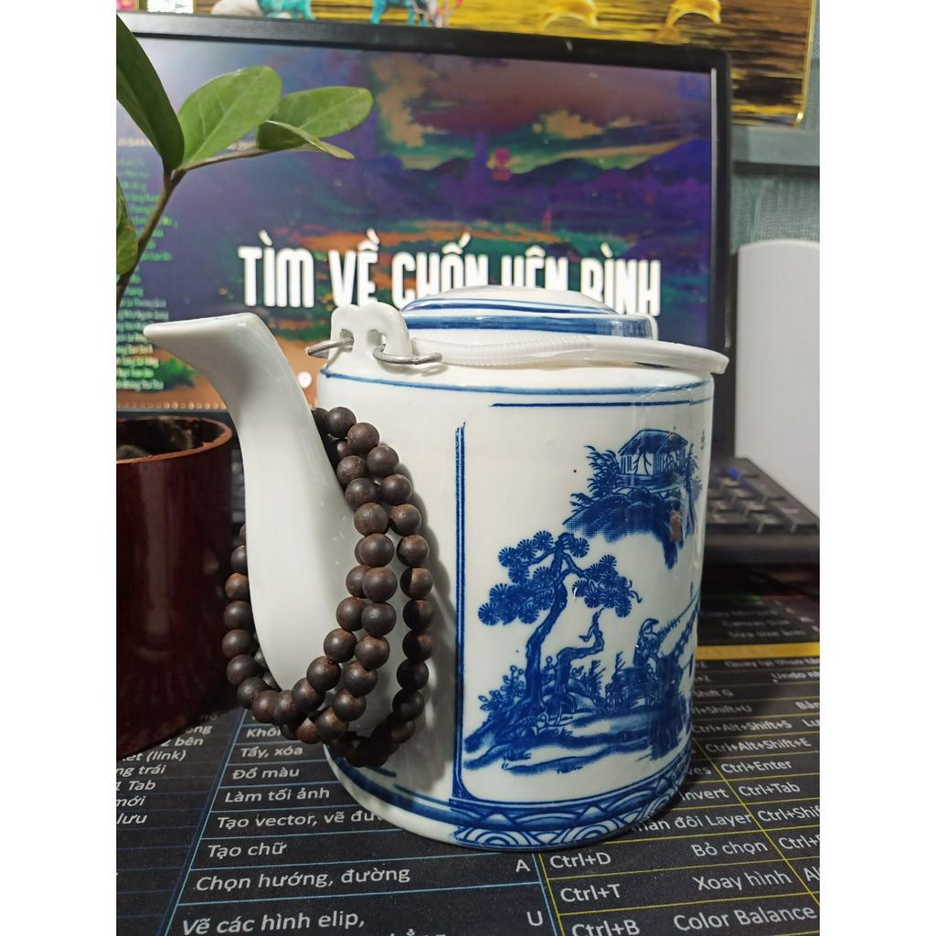 Ấm tích pha trà Bát Tràng Cao Cấp