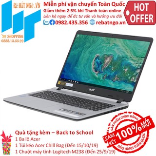 Laptop Acer Aspire 5 A515-53-5112 NX.H6DSV.002 15.6 inch FHD_i5-8265U_4GB_16GB Intel Optane_1TB HDD_Win10_2.1 kg