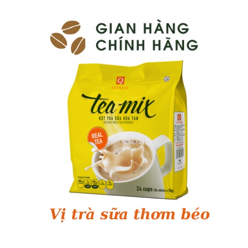 Trà sữa TeaMix trà sữa hòa tan Trần Quang bịch 24 gói x 20g