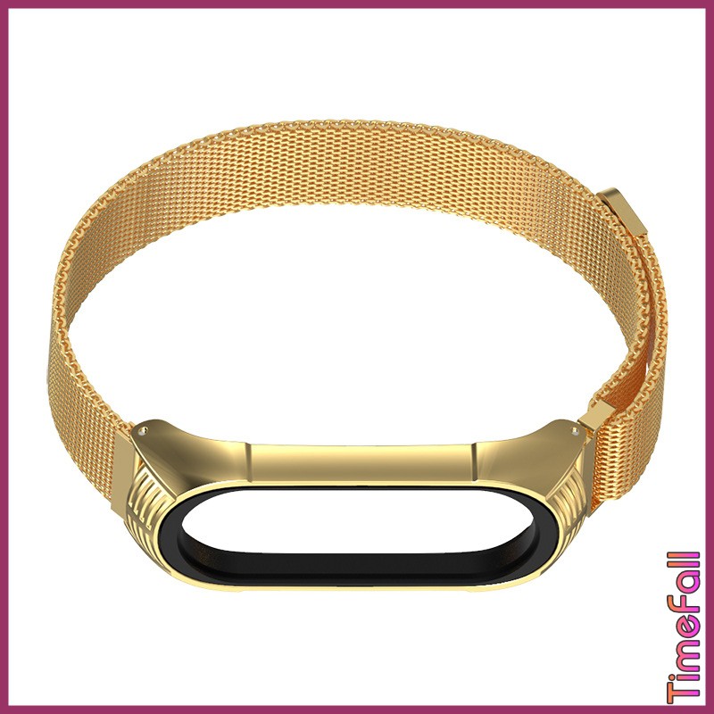 Dây đeo nam châm TF mi band 6, miband 5 chính hãng MIJOBS, dây đeo thay thế mi band 5, miband 6 milanese loop vân TF