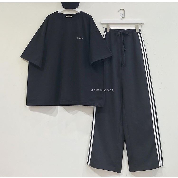 Áo Phông Tay Lỡ Nữ Form Rộng Dáng Unisex Ngắn Năng Động In Chữ Yesest - 1692 JEMCLOSET