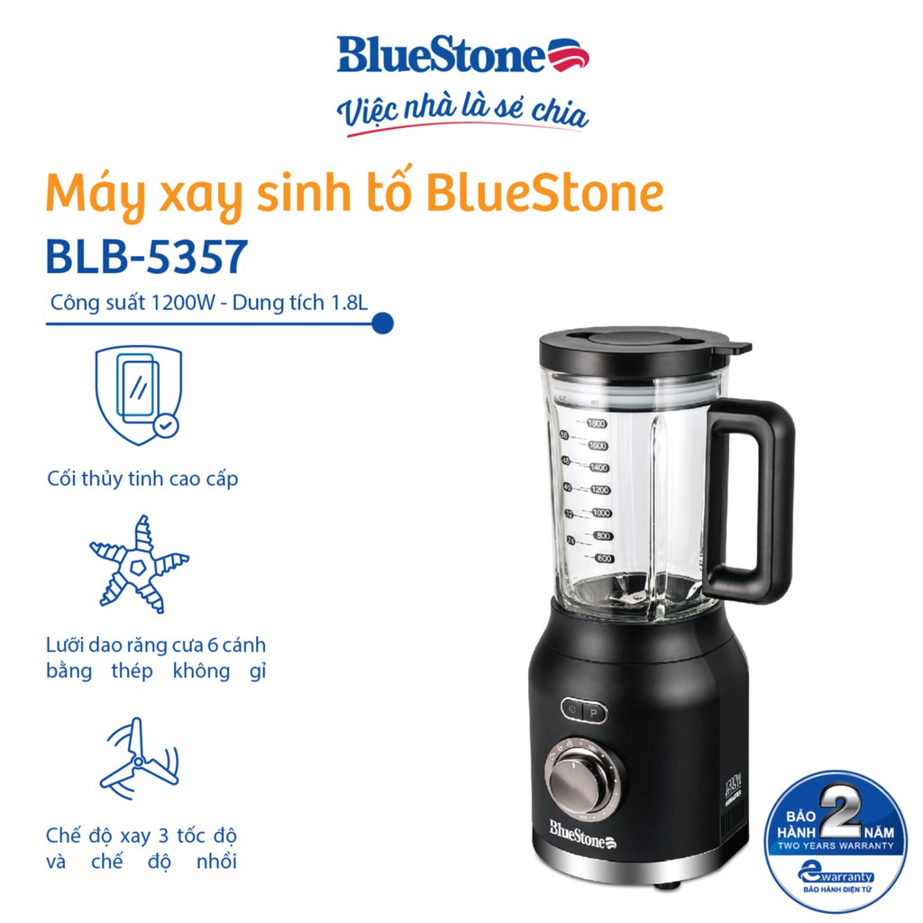 Máy Xay Sinh Tố BlueStone BLB-5357 (1200W) - Hàng Chính Hãng