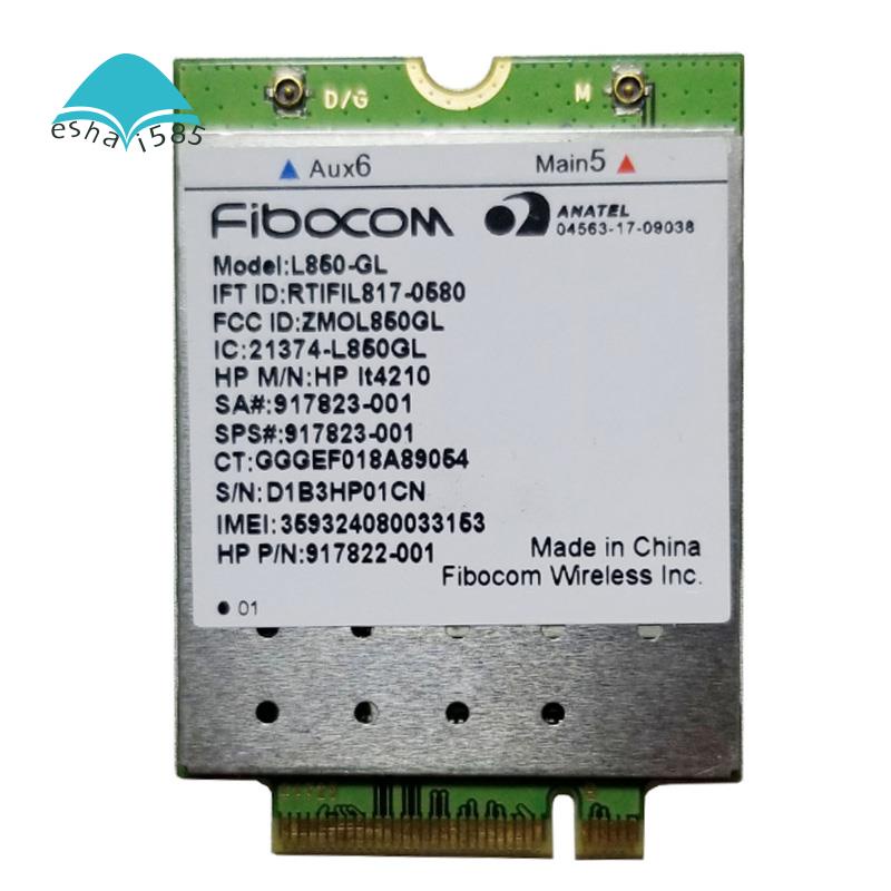 L850-GL LT4210 FDD-LTE TDD-LTE 4G Card 4G ule SPS,917823-001 for 430 440 450 G5 Notebook