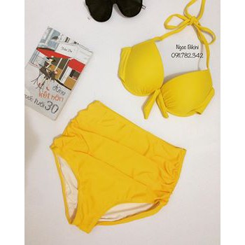 Bikini 2 Mảnh chéo vàng (Kèm ảnh khách)