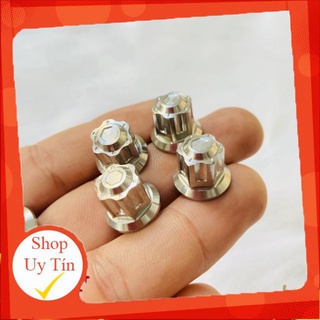 Ốc salaya 7ly đầu bít gắn nắp đầu bò trang trí cho xe wave, dream sáng bóng