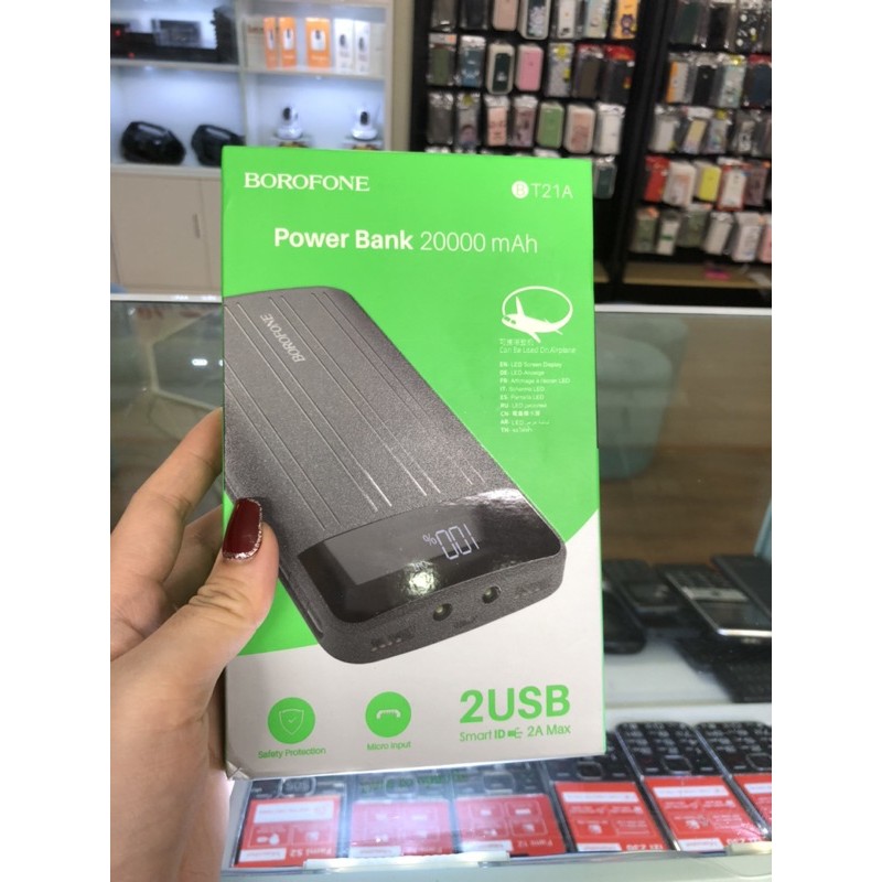 sạc dự phòng borofone 20.000mAh