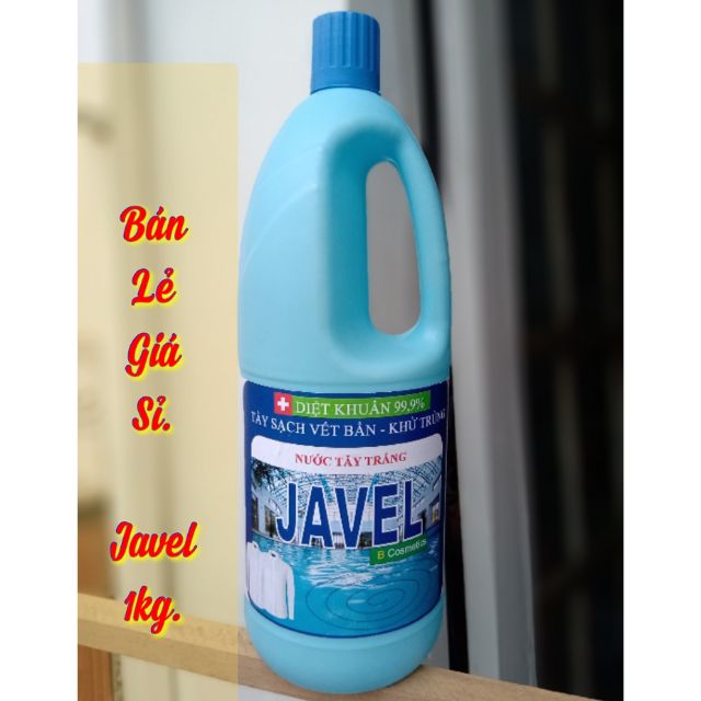 Javel - Nước tẩy trắng quần áo. 1kg.