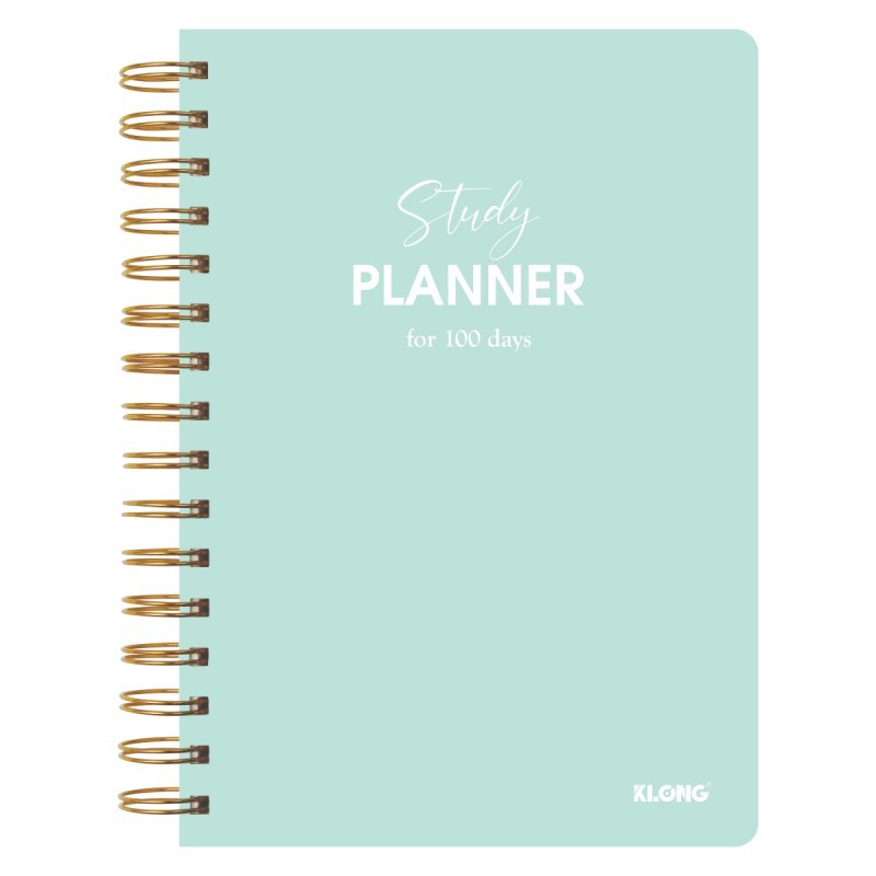 Sổ kế hoạch Klong A5 160 trang Ms 946 Study Planner lò xo kép [Chọn Màu] vở plan Klong