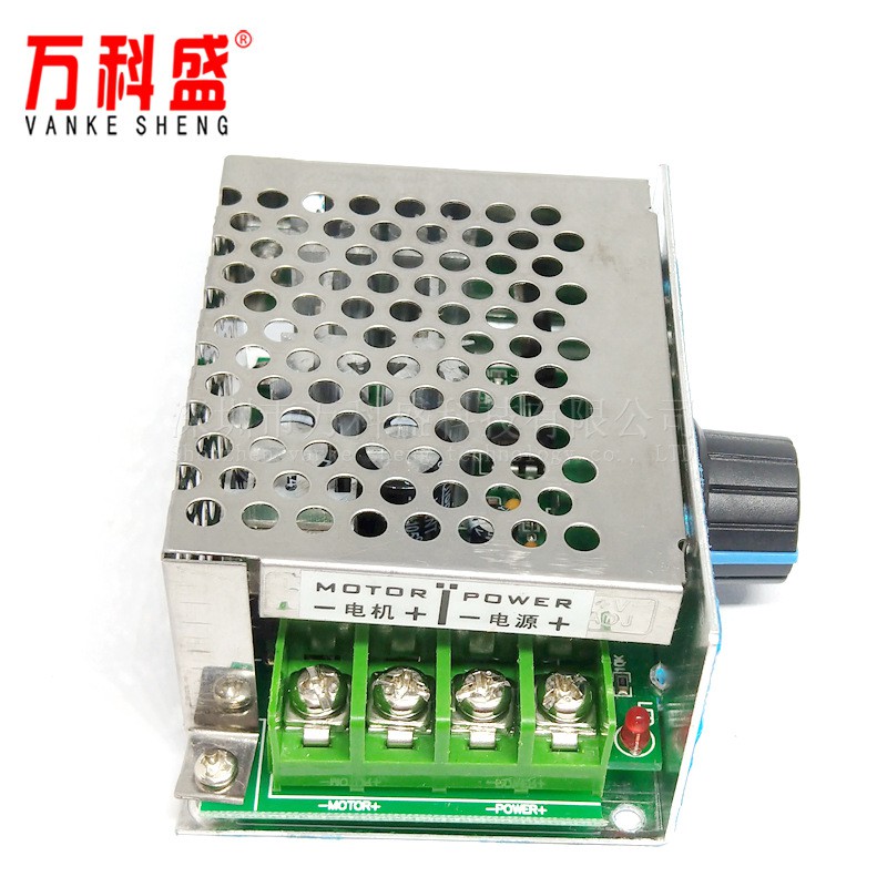 Bộ điều khiển PWM DC Motor 12V24V36V48V Vỏ kim loại 20A