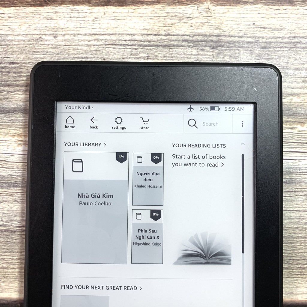 Máy Đọc Sách Kindle Paperwhite Nội Địa Nhật máy xước nhiều | WebRaoVat - webraovat.net.vn