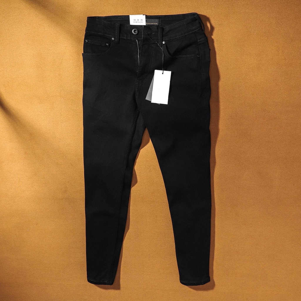 [Mã SRBACK010912 hoàn 20K xu đơn 50K] Quần jean nam VADITAMIN màu đen trơn dáng quần ôm siêu đẹp | BigBuy360 - bigbuy360.vn