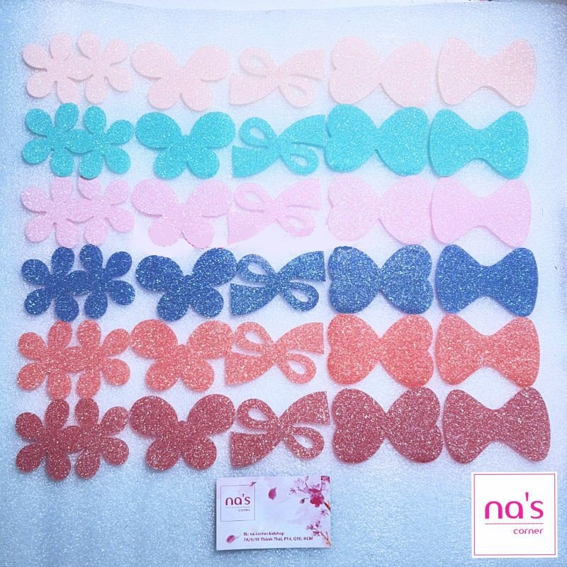 Miếng dán tóc dán mái tự dính nhũ kim tuyến giúp cố định tóc cho trang điểm rất tiện lợi màu vintage