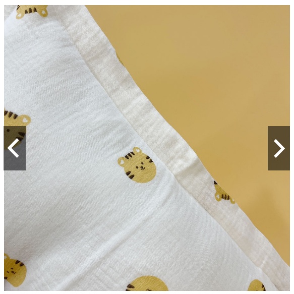 Gối Xô Sơ Sinh,Gối Xô MUSLIN Mềm Mịn Lõi Bông Thấm Hút Mồ Hôi Cho Bé